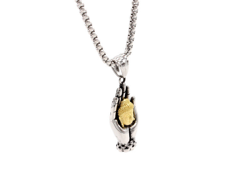 Buddha palm pendant – Jewelry Gift Ideas — 1