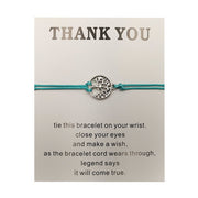 Hand-woven Red Rope Tree of Life Bracelet – Jewelry Gift Ideas — 4