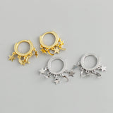 Stars And Moons Earrings S925 Sterling Silver Earrings – Gift Ideas — 1