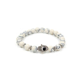 White Turquoise Stretch Palm Bracelet – Jewelry Gift Ideas — 4