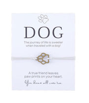 Friendship Bracelet Gift for Him Paw Print – Jewelry Gift Ideas — 10