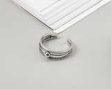 Double line retro joint tail ring – Everyday Gifts — 1