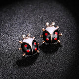 Japanese And Korean Retro Cute Fashion LADYBIRD Stud – Stylish Gifts — 10