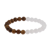 Round wood beaded beaded bracelet – Jewelry Gift Ideas — 7