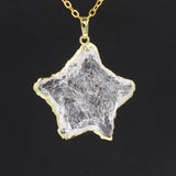 Star Moon Faceted Pendant White Crystal – Jewelry Gift Ideas — 19