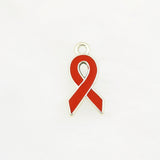 CCB Drop Oil Love Ribbon Accessories Pendant – Jewelry Gift Ideas — 5