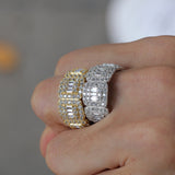 Personality ladder zirconium ring – Unique Gift Ideas — 7