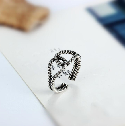 Mixed twist line ring – Unique Gift Ideas — 1
