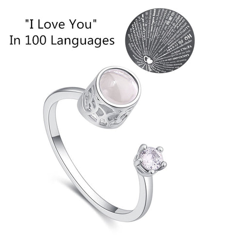 100 languages i love you ring – Gifts for Couples — 1