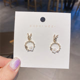 Fashion S925 sSilver Needle Circle Earrings – Stylish Gifts — 1