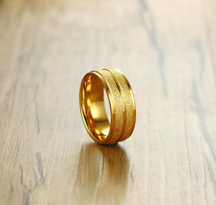 Color Scrub Titanium Steel Ring – Thoughtful Gifts — 2