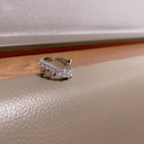 Female Light Luxury Small Zircon Cross Ring – Gifts for Her — 5