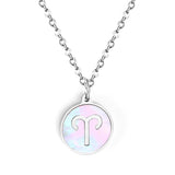 Fashion 12 Constellations White Shell Pendant – Jewelry Gift Ideas — 20