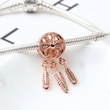 Alloy Bead Rose Spirit Dream Catcher Pendant – Jewelry Gift Ideas — 7