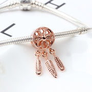 Alloy Bead Rose Spirit Dream Catcher Pendant – Jewelry Gift Ideas — 7