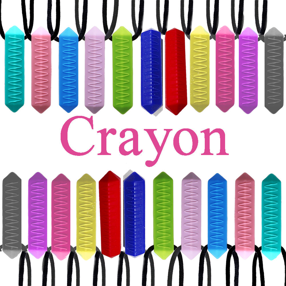 Children's Sensory Chewing Texture Silicone Crayon – Gifts for Kids — 1