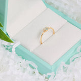 Women's Sky Blue Topaz Sweet Ring – Gifts for Her — 1
