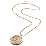 Gold Plated Hollow Heart Pendant Flower Of Life – Jewelry Gift Ideas — 2