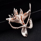Daffodil Full Diamond Brooch, High-end Brooch – Stylish Gifts — 2