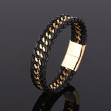 Braided Style personalized leather bracelet – Stylish Gifts — 3