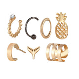 Alloy Fishtail Pineapple Fruit Earring Set – Jewelry Gift Ideas — 7