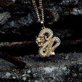 Chinese Dragon Set Zircon Pendant Necklace – Jewelry Gift Ideas — 5