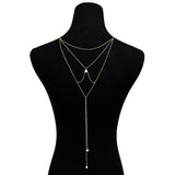 Pearl Tassel Pendant Necklace Back Chain – Jewelry Gift Ideas — 5