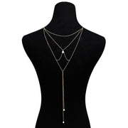 Pearl Tassel Pendant Necklace Back Chain – Jewelry Gift Ideas — 5