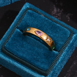 Water Drop Geometry Color Zircon Ring For Women – Gifts for Her — 16