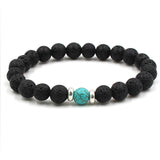 Volcanic Stone Bracelet Chakra Yoga 8mm – Jewelry Gift Ideas — 6