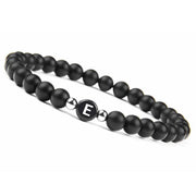 6MM Natural Frosted Agate Letter Bracelet – Jewelry Gift Ideas — 8