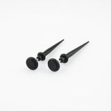 Black round tip long needle earring – Jewelry Gift Ideas — 5