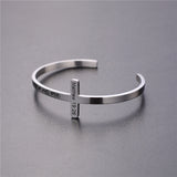 Special titanium steel bracelet with lettering – Jewelry Gift Ideas — 6