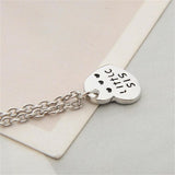 Girlfriends Stitching Necklace Finger Combination – Jewelry Gift Ideas — 5