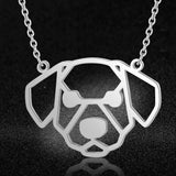 Weixing puppy titanium steel necklace – Jewelry Gift Ideas — 5
