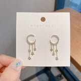 Net Red Same Temperament Tassel Star and Moon Earrings – Gift Ideas — 4