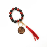 Leopard Wood Bracelet Beaded Spotted – Jewelry Gift Ideas — 15