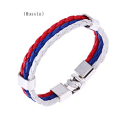 Flag Color Leather Bracelet PU Leather Bracelet – Jewelry Gift Ideas — 7
