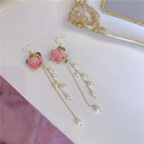 Guijin Flower Earpiece French Sweet Dried Flower Sen – Stylish Gifts — 9