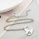 Girlfriends Stitching Necklace Finger Combination – Jewelry Gift Ideas — 3