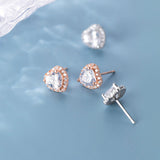 Fashion Love Diamond S925 Silver Earrings Women – Stylish Gifts — 1