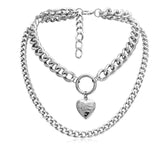 Metal Heart Choker Necklace For Women – Jewelry Gift Ideas — 8
