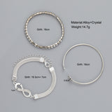 Women's Heart Bracelet Three-piece Suit – Jewelry Gift Ideas — 12