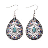 Blue Pine Inlaid Drop Earrings – Holiday Gift Ideas — 9