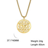 Fashion Real Gold Plating Cut Hollow Ring Merkaba – Jewelry Gift Ideas — 11