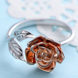 Rose Adjustable Ring – Birthday Gifts — 5