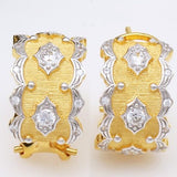 925 Silver Gilt Wavy Star Stud Earrings – Unique Gift Ideas — 1