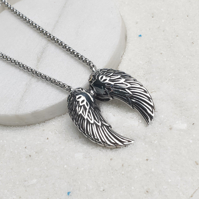 Personalized Pendant Titanium Steel Necklace Punk – Jewelry Gift Ideas — 1