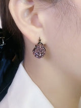 Women's Purple Crystal Earrings – Gifts for Her — 5