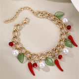 Valentine's Day Bracelet Red Accessories Cherry – Stylish Gifts — 4